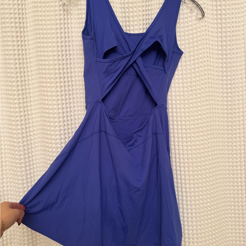 HALARA Backless Blue tennis Dress never worn